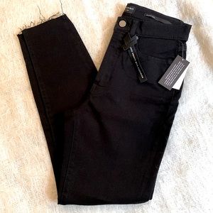 NWT Banana Republic High Rise Skinny Raw Hem Jeans